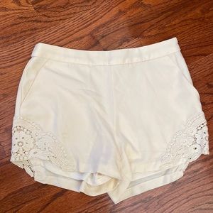 Super Soft Shorts with Crochet Design